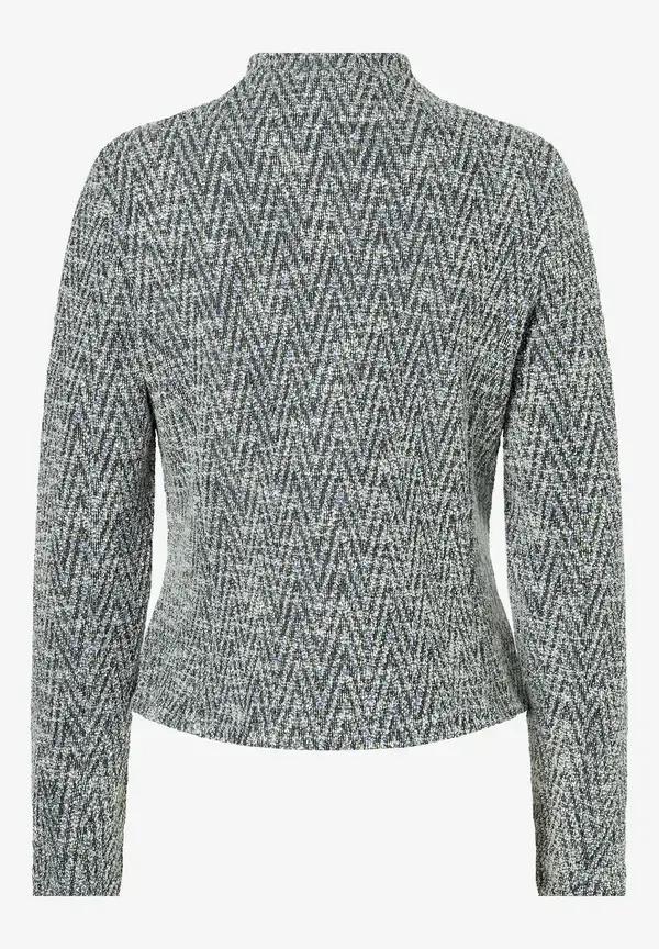 More & More Jerseyjacke, Zick-Zack Muster