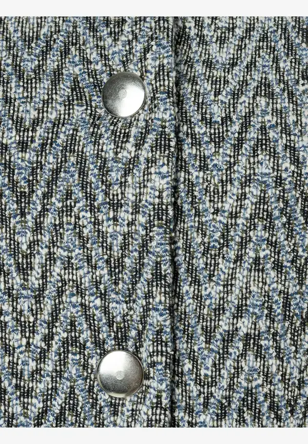 More & More Jerseyjacke, Zick-Zack Muster