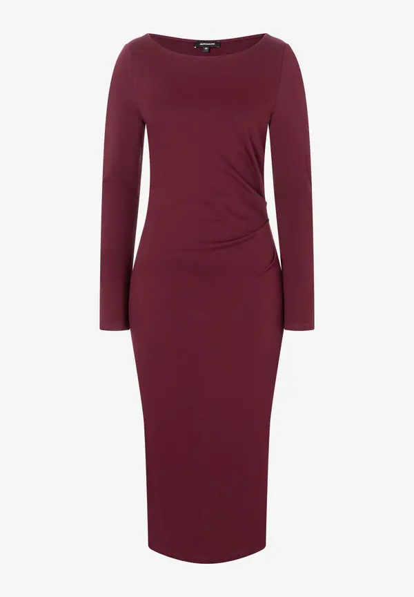 More & More Jerseykleid, Bordeaux, Herbst-Kollektion