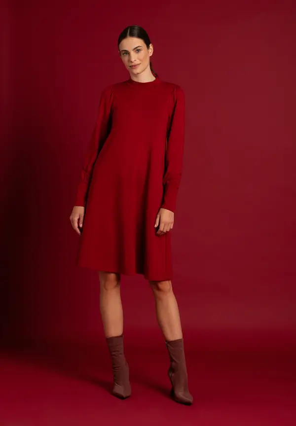 More & More Jerseykleid, Rot, Herbst-Kollektion