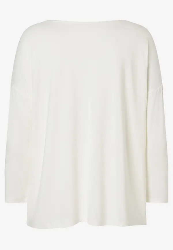 More & More Kastiges Shirt, Ecru, Herbst-Kollektion