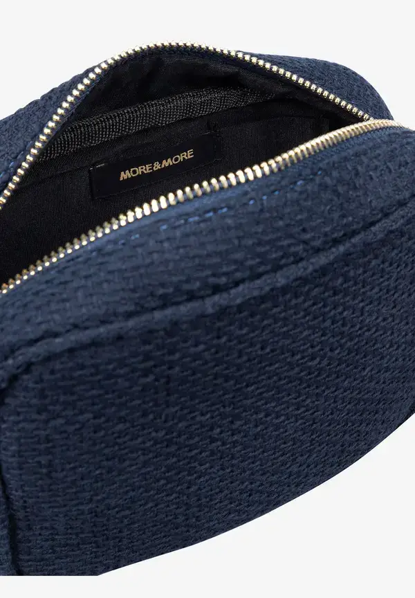 More & More Kleine Bouclétasche, Marine