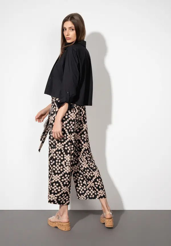 More & More Kurze Blusenjacke, Schwarz