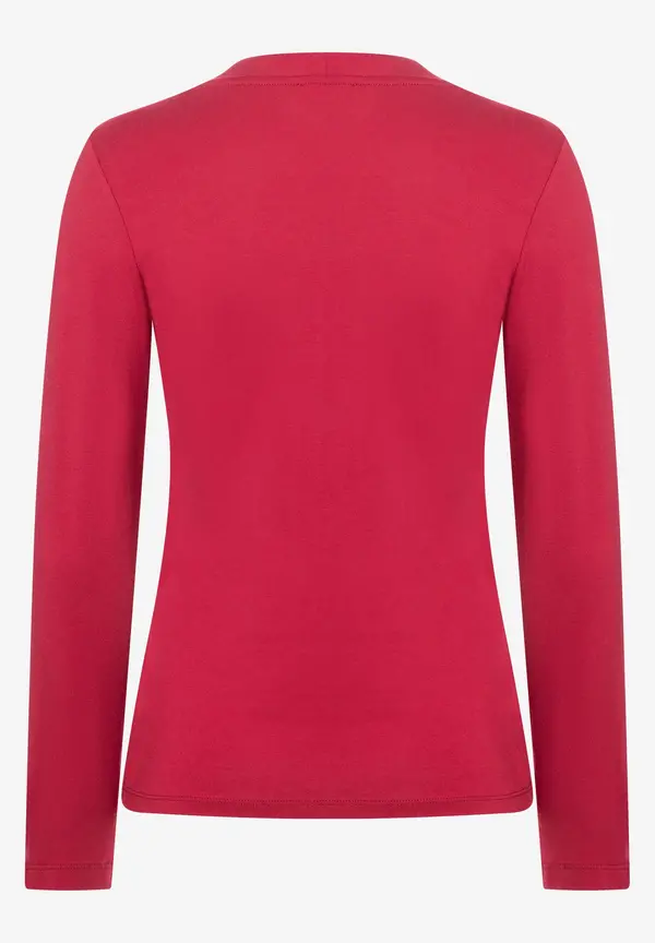 More & More Langarmshirt, Rot, Herbst-Kollektion