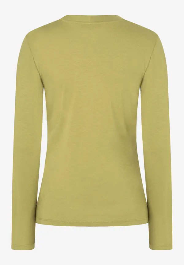 More & More Langarmshirt, Soft Moss Green
