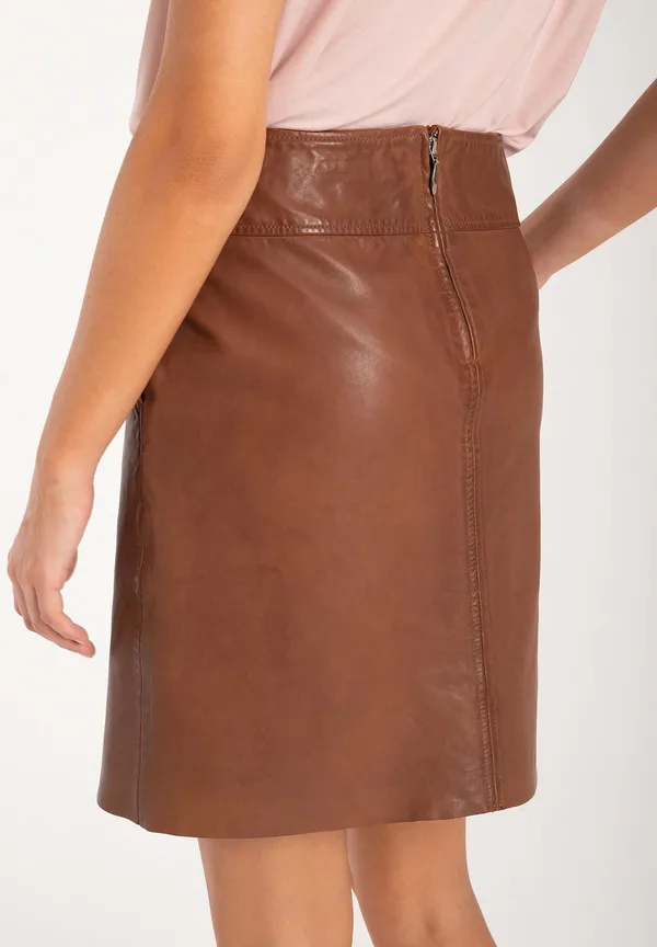 More & More Lederrock, Hazel Brown, Herbst-Kollektion