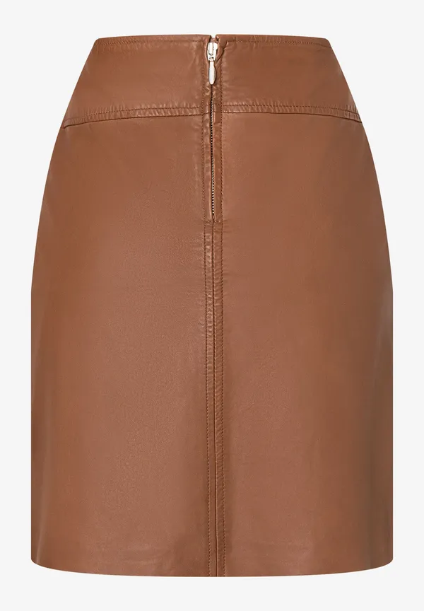 More & More Lederrock, Hazel Brown, Herbst-Kollektion