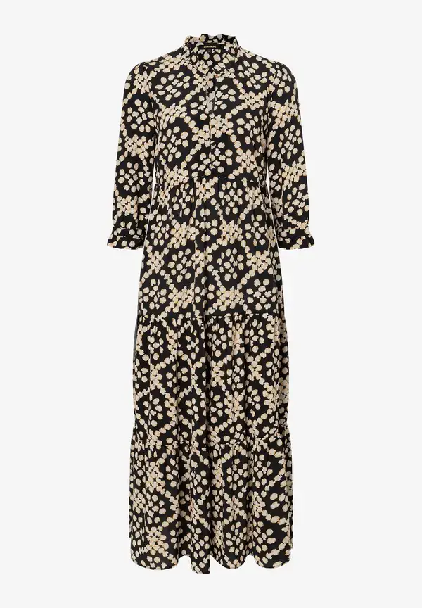More & More Maxikleid, Dot Pattern Print