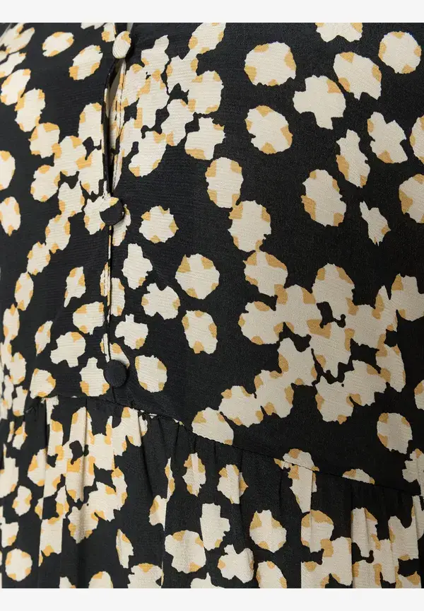 More & More Maxikleid, Dot Pattern Print