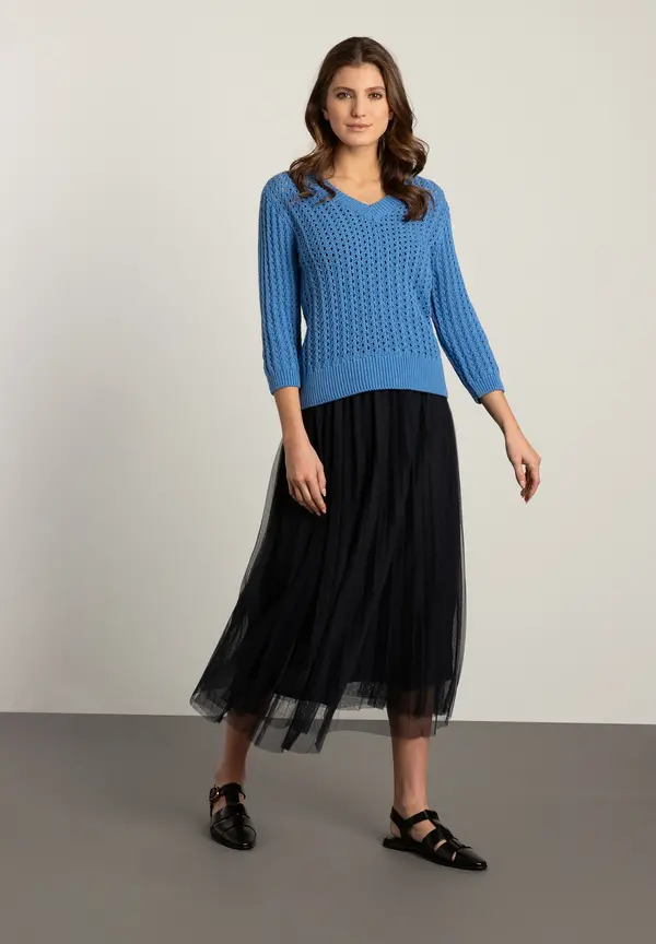 More & More Meshrock, Marine, Frühjahrs-Kollektion