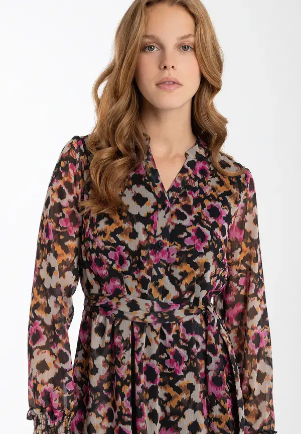 More & More Midikleid, Flowerprint, Herbst-Kollektion