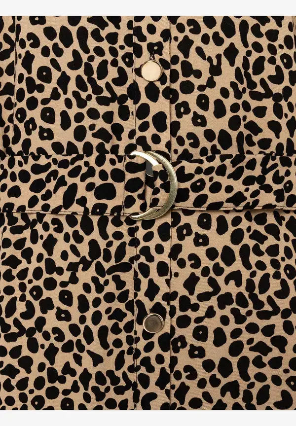 More & More Midikleid, Mini-Animal-Dessin