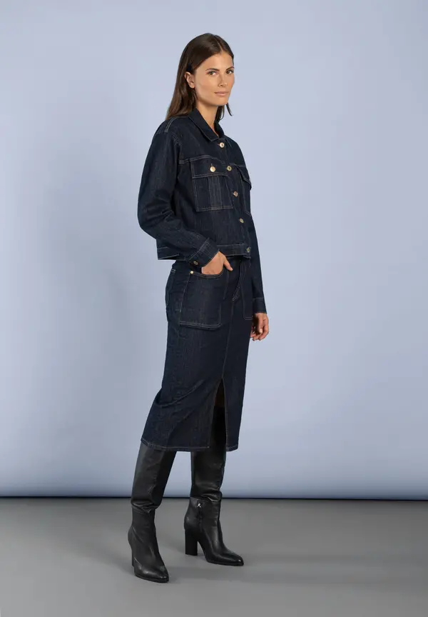 More & More Midilanger Denimrock