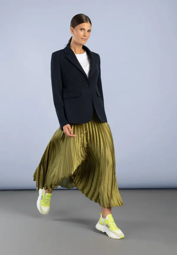 More & More Nadelstreifenblazer, Marine