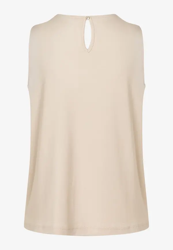 More & More Paillettentop, Sand, Sommer-Kollektion