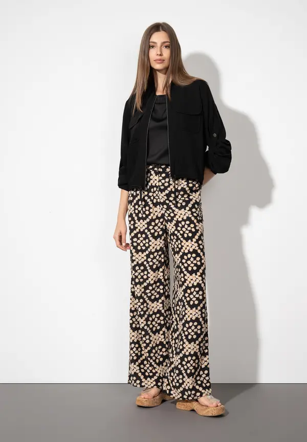 More & More Palazzohose, Dot Pattern Print