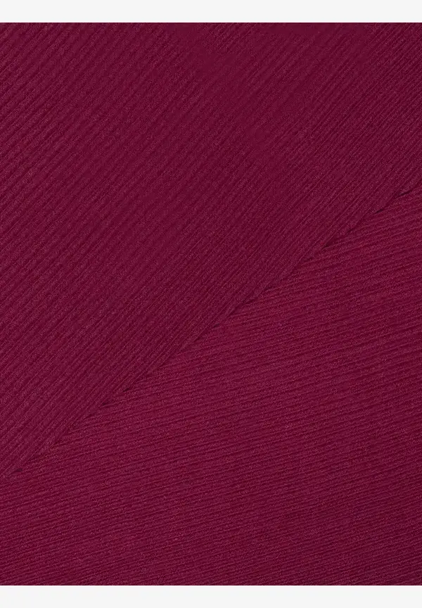 More & More Plissée-Schal, Bordeaux, Herbst-Kollektion