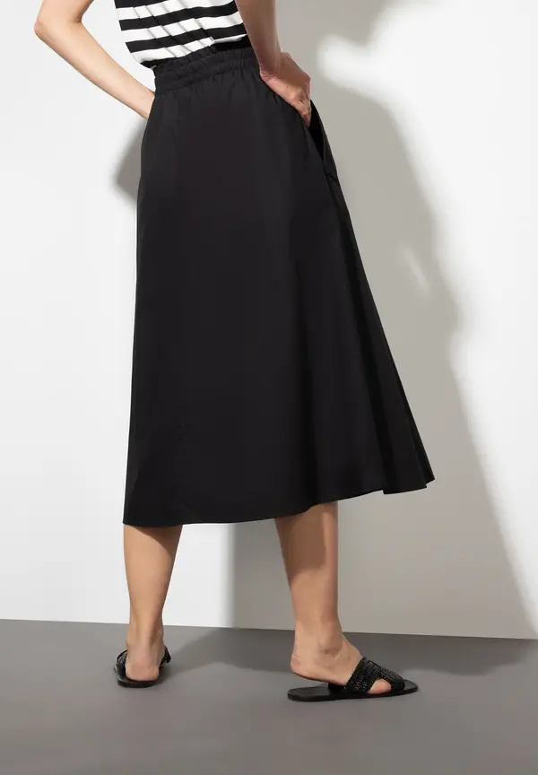 More & More Popelinerock, Schwarz, Sommer-Kollektion