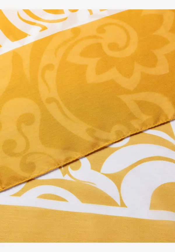 More & More Printschal, Gelb/weiß, Sommer-Kollektion