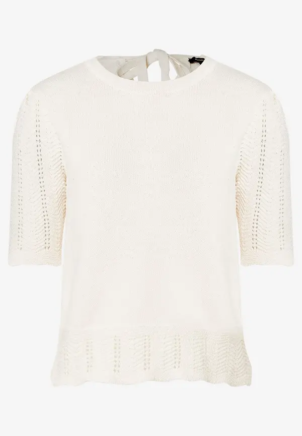 More & More Pullover, Ecru, Frühjahrs-Kollektion