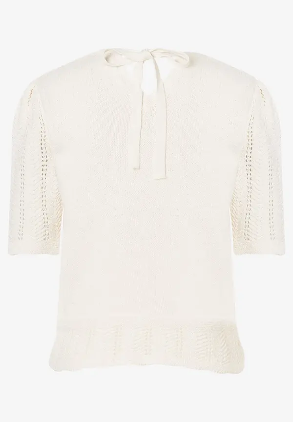 More & More Pullover, Ecru, Frühjahrs-Kollektion