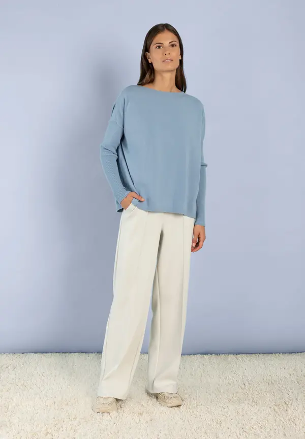 More & More Pullover, Hellblau