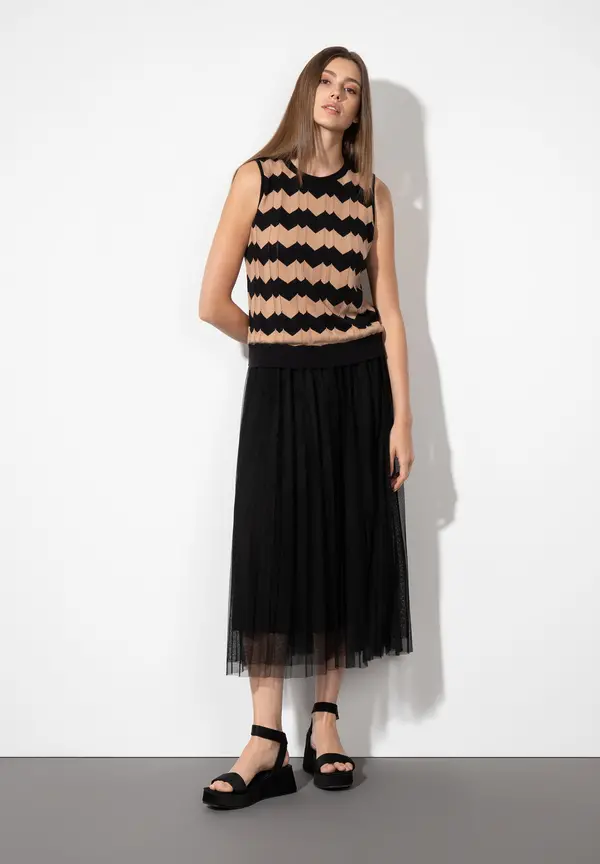 More & More Pullunder, Zick Zack Dessin