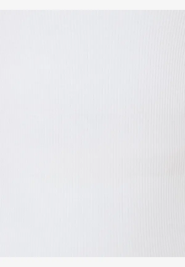 More & More Rippen Top, Weiß, Frühjahrs-Kollektion