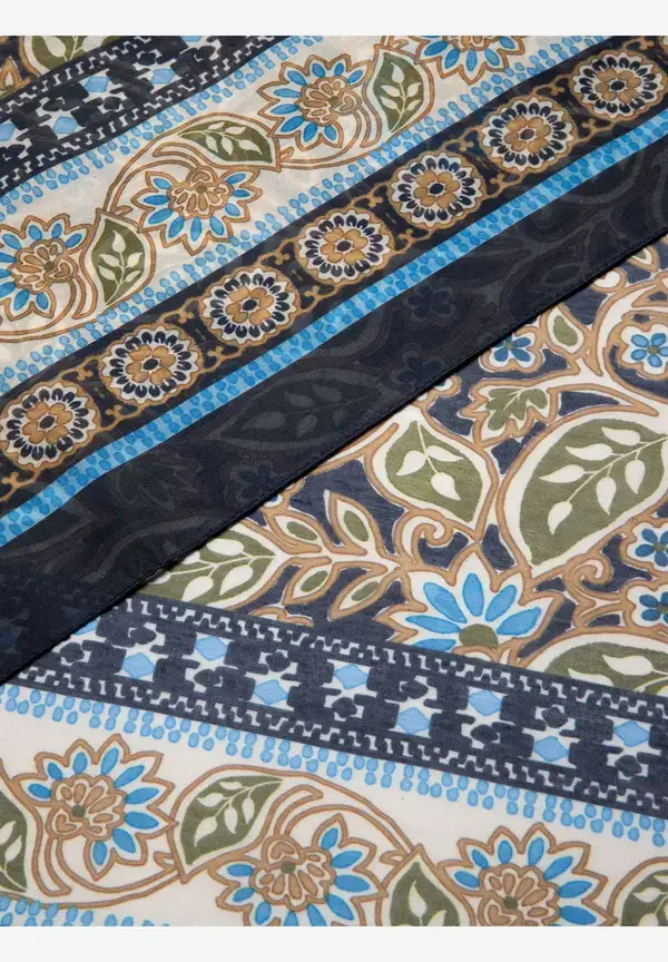 More & More Schal Mit Ornament-Print