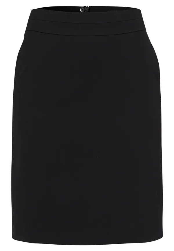 More & More Schmaler Bleistiftrock, Schwarz