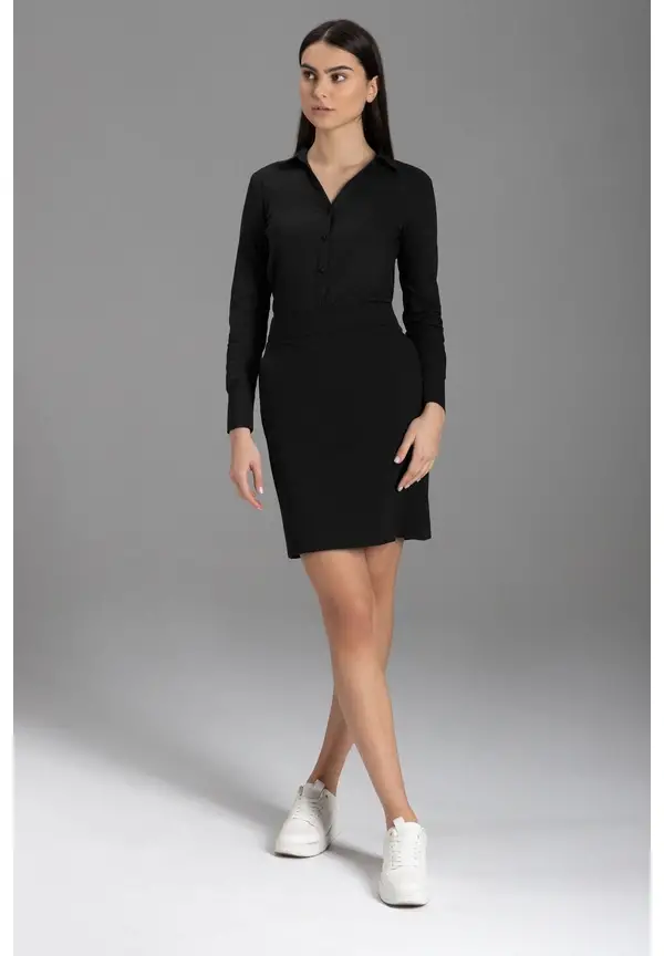 More & More schmaler Bleistiftrock, schwarz