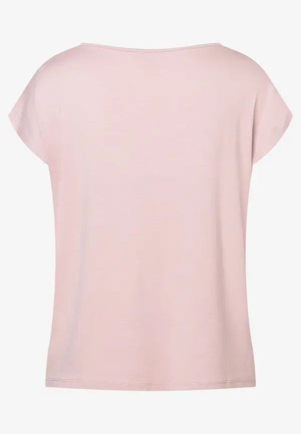 More & More Shirt Mit Satinfront, Rose Blush