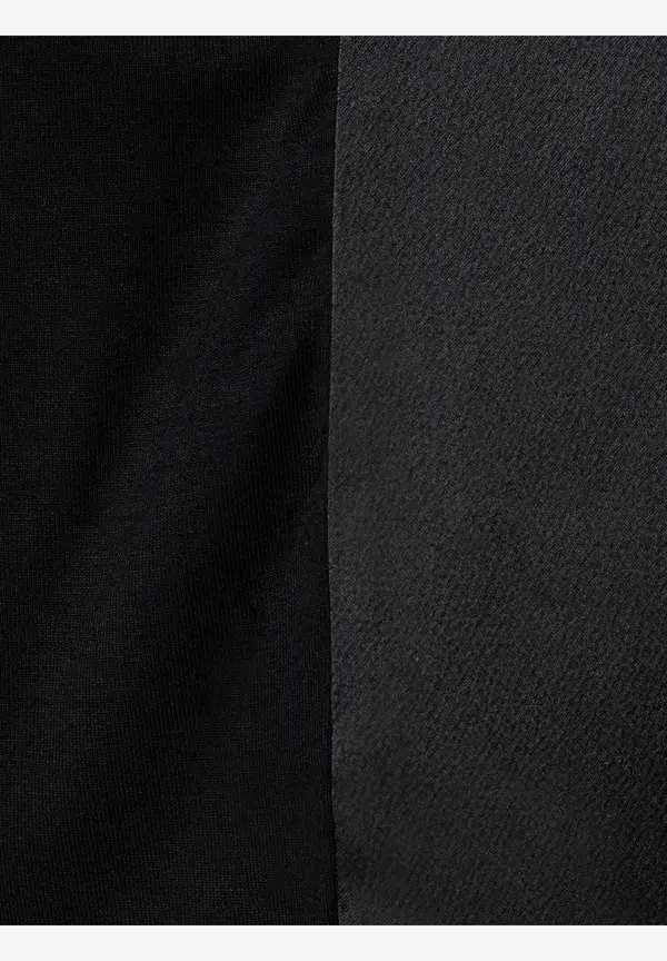 More & More Shirt Mit Satinfront, Schwarz