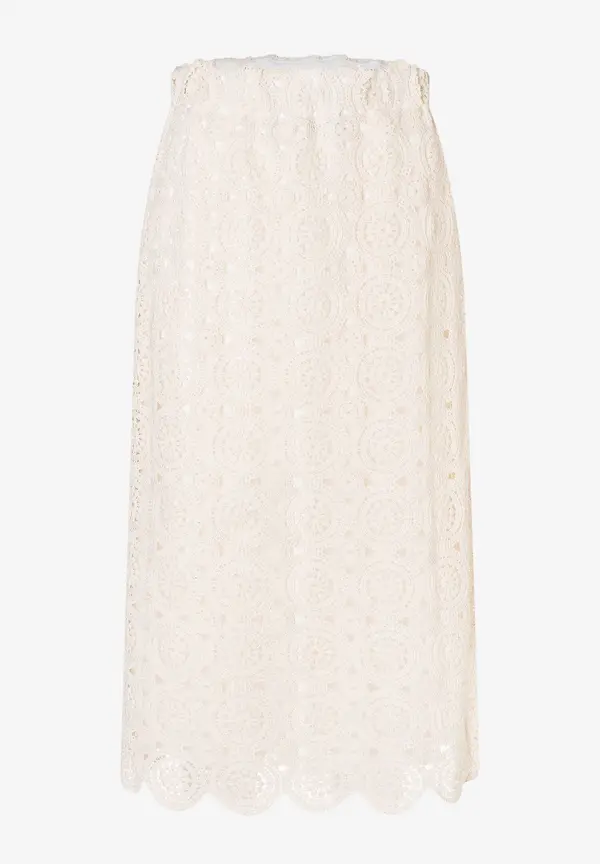 More & More Spitzenrock, Ecru, Sommer-Kollektion