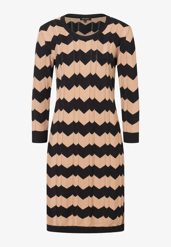 More & More Strickkleid, Zick Zack Dessin