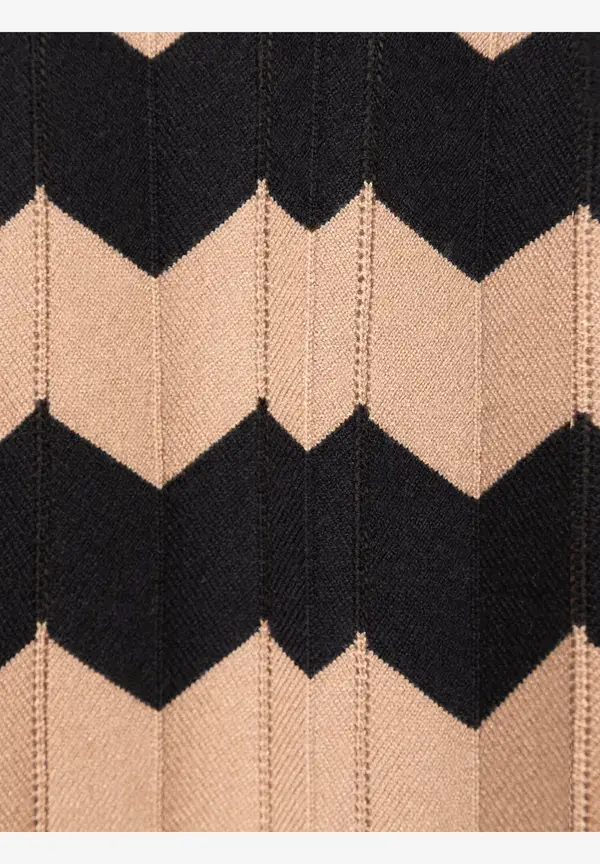 More & More Strickkleid, Zick Zack Dessin