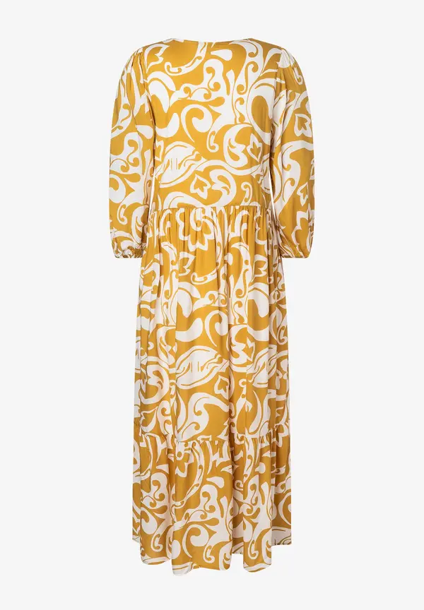 More & More Tunikakleid, Gelb/weiß, Sommer-Kollektion