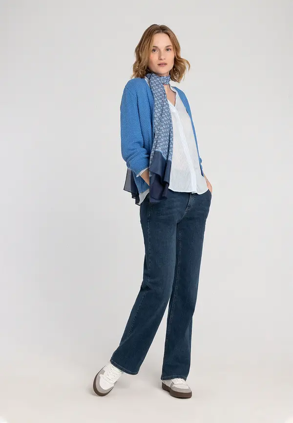 More & More Offener Cardigan, Blau, Frühjahrs-Kollektion