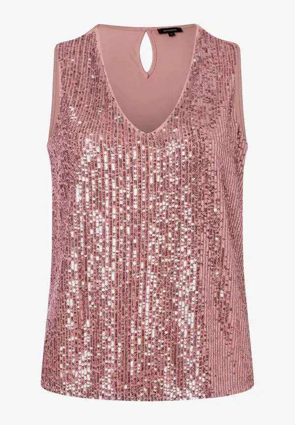More & More Paillettentop, Powder Rose, Sommer-Kollektion