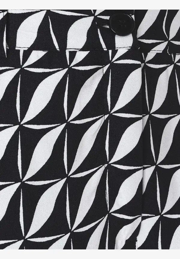 More & More Palazzohose, Grafischer Print, Sommer-Kollektion