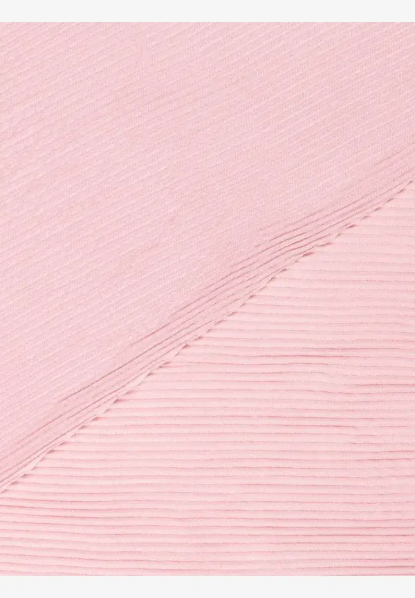 More & More Plissée-Schal, Rose Flush, Herbst-Kollektion