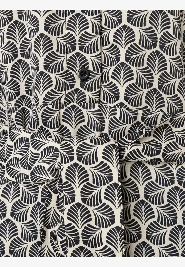 More & More Printkleid, Beige/schwarz, Herbst-Kollektion