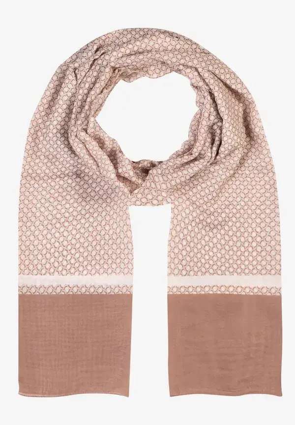 More & More Printschal, camel/beige/ecru, Herbst-Kollektion