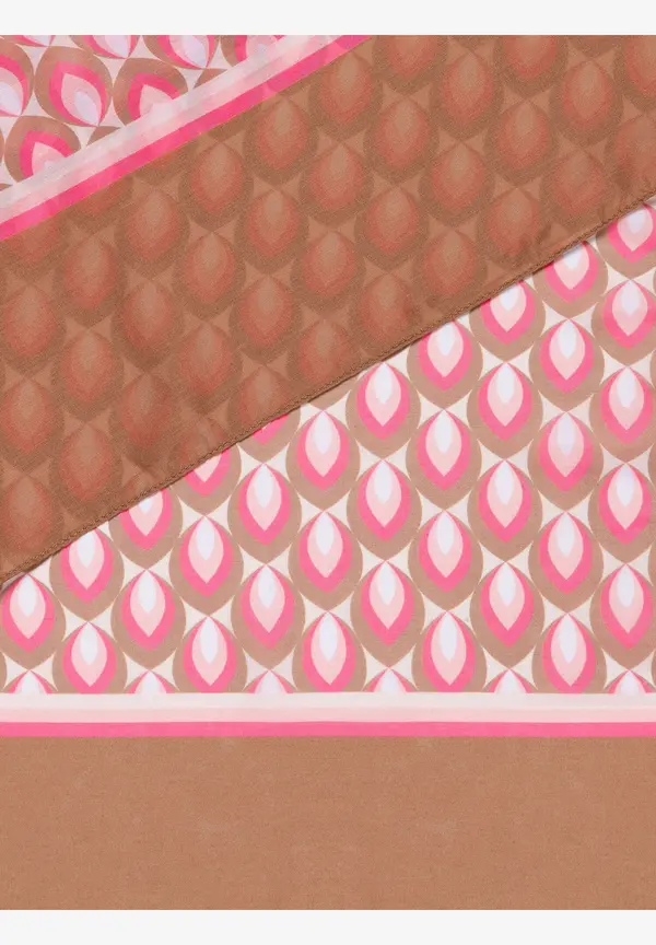 More & More Printschal, Grafisches Muster, Sommer-Kollektion