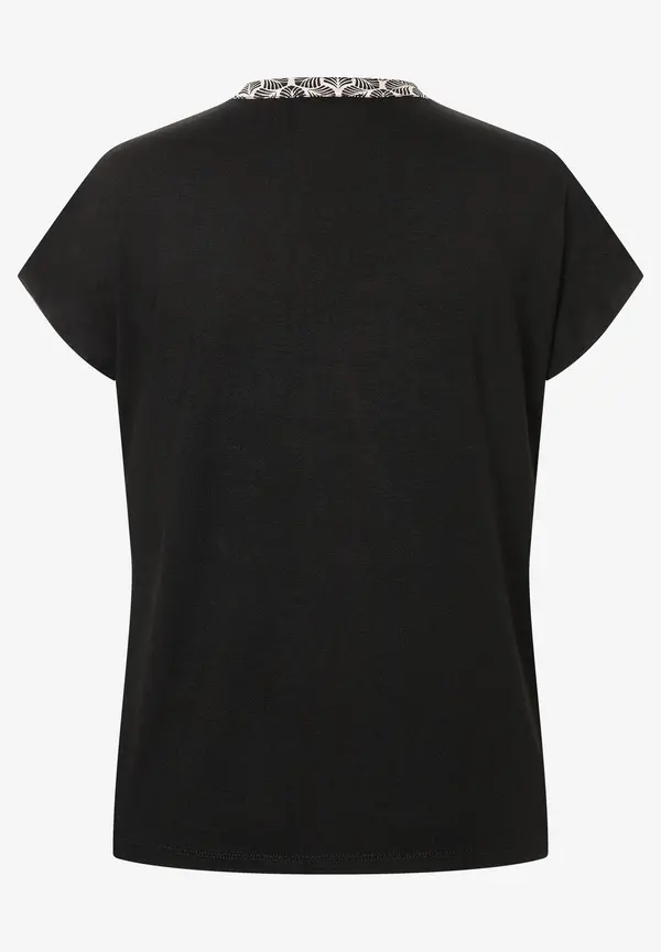 More & More Printshirt, Beige/schwarz, Herbst-Kollektion