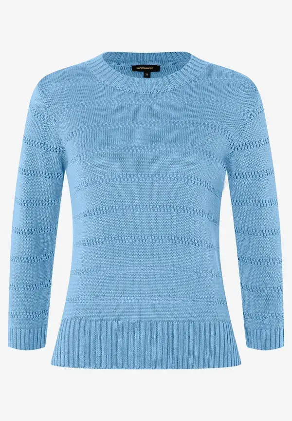 More & More Pullover, Light Skyblue, Frühjahrs-Kollektion