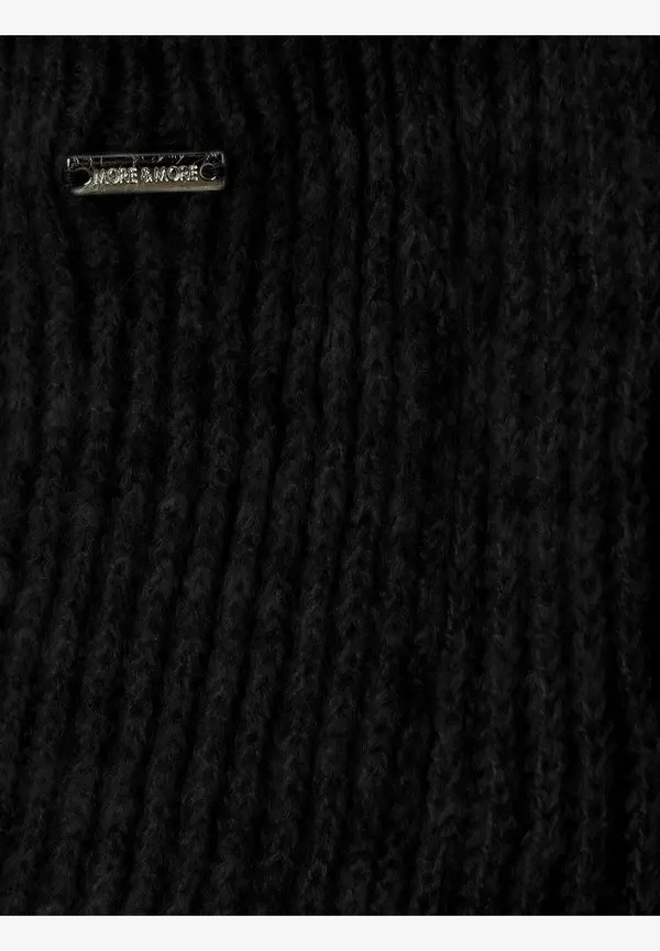 More & More Rippen-Strickjacke, Schwarz, Herbst-Kollektion
