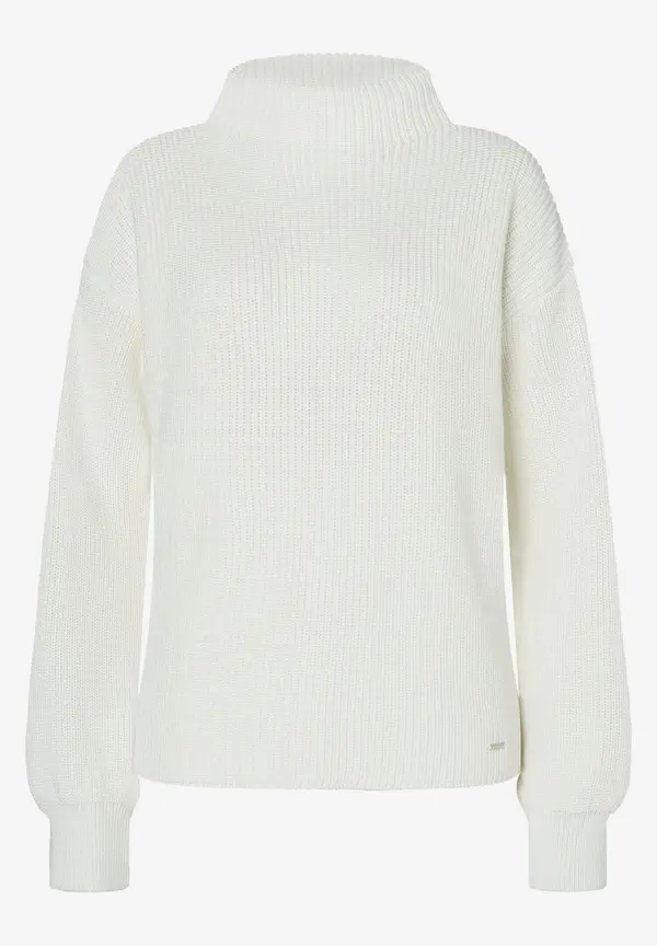 More & More Rippstrick-Pullover, Ecru, Herbst-Kollektion