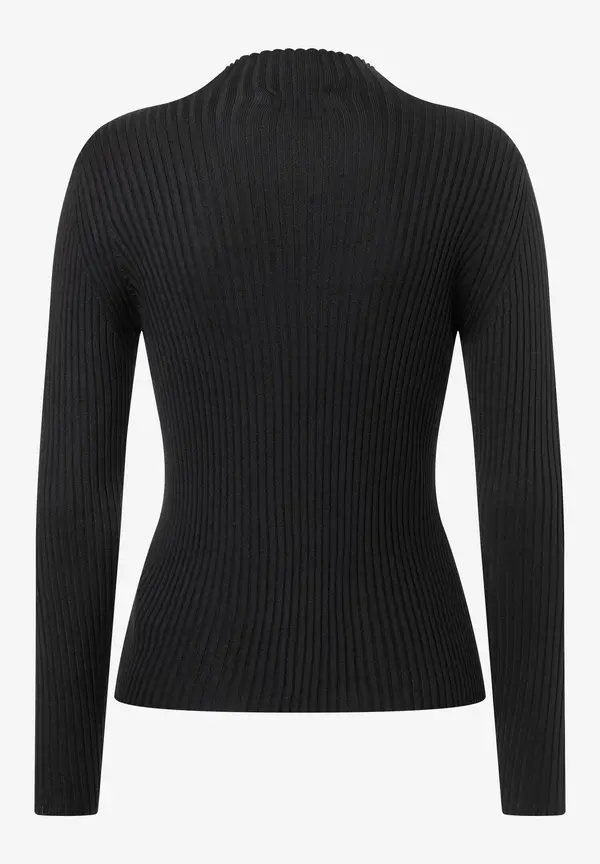 More & More Rippstrick-Pullover, Schwarz, Herbst-Kollektion