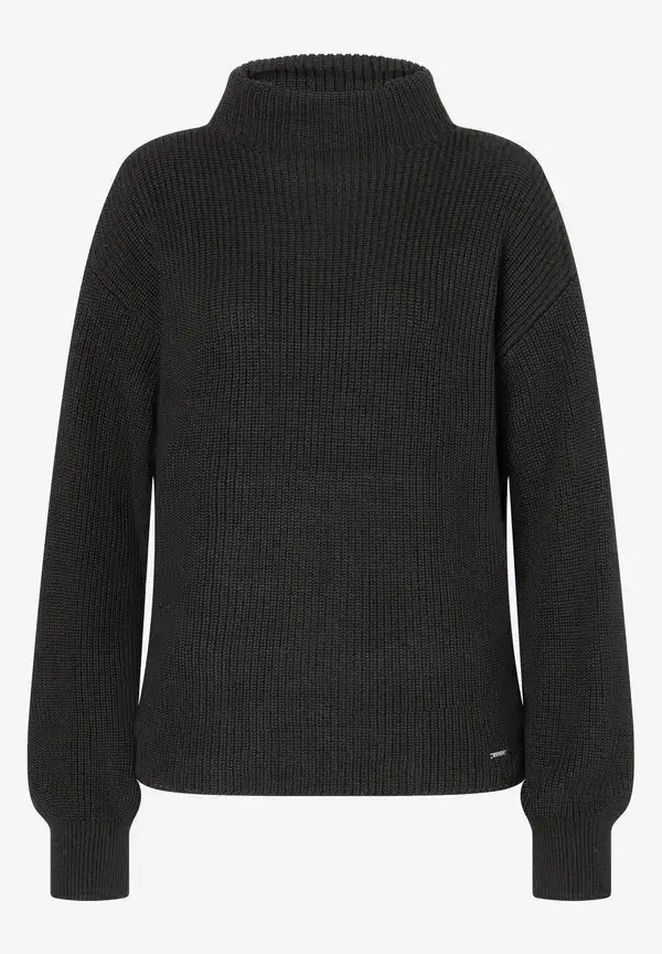 More & More Rippstrick-Pullover, Schwarz, Herbst-Kollektion